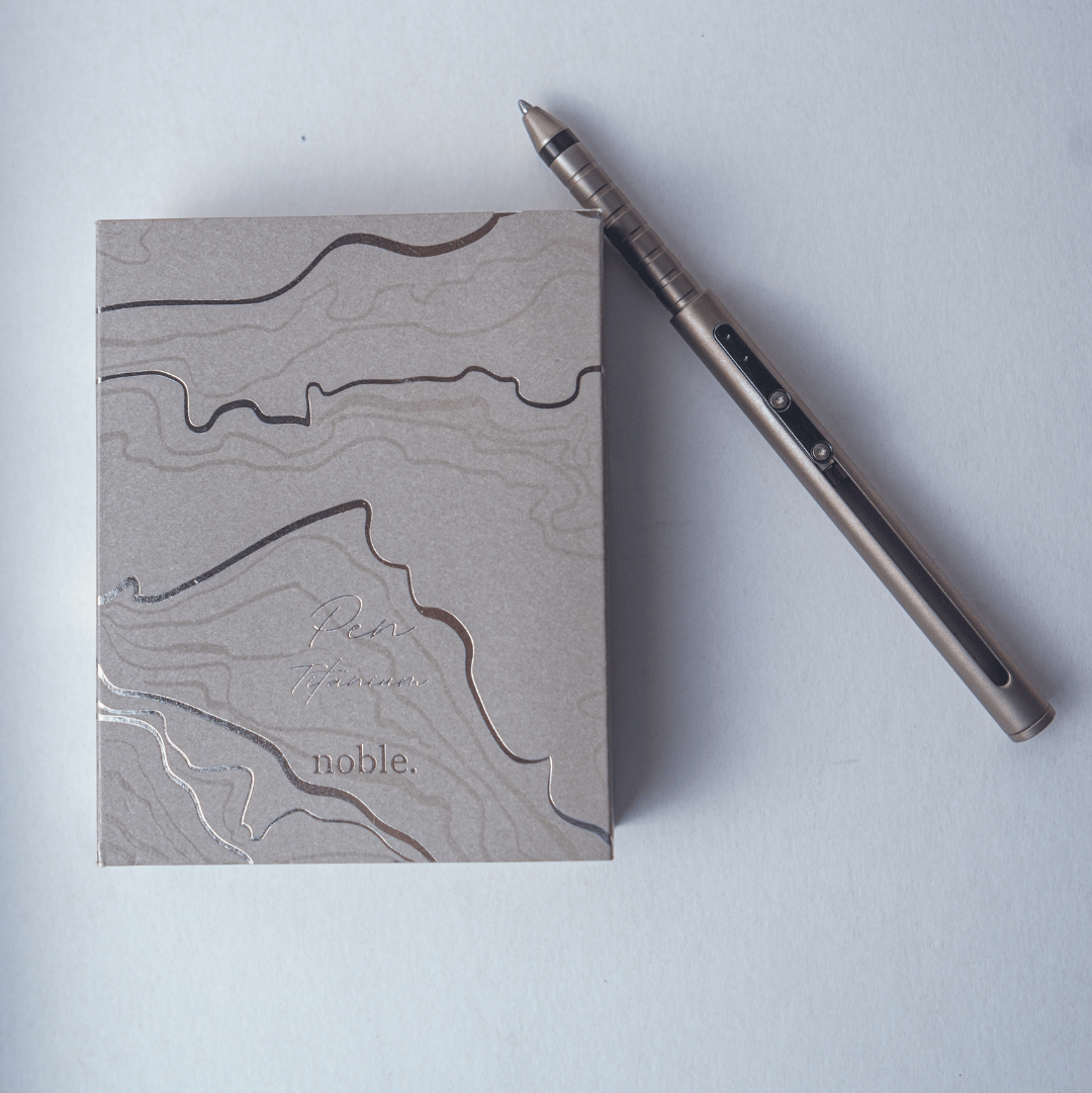 noble. Pen Titanium Edition- Powered by Fisher Space Pen®